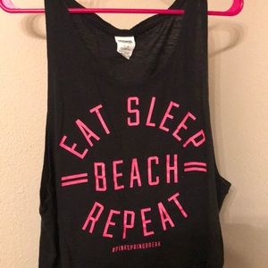 PINK • “Eat Sleep Beach Repeat" Tank